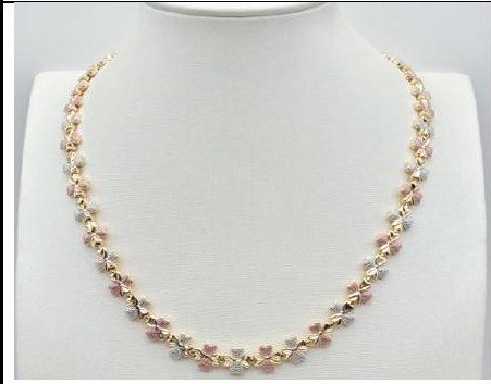 Collar Latón 3 Colores - Medida:1 CM*48 CM PBR4506515
