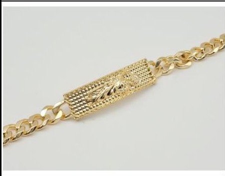 Pulsera Latón Oro 18K - Medida:20+5 CM PBR8506590