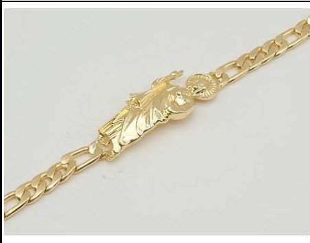 Pulsera Latón Oro 18K - Medida:20+5 CM PBR8506591