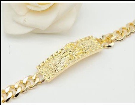 Pulsera Latón Oro 18K - Medida:18+4 CM PBR8506597