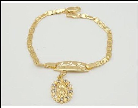 Pulsera Latón Oro 18K - Medida:18CM PBR9506580