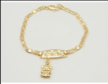 Pulsera Latón Oro 18K - Medida:18CM PBR9506582