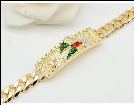 Pulsera Latón Oro 18K - Medida:18+4 CM PBR9506598