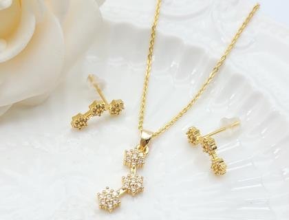 Conjunto Collar y Aretes YS2100418