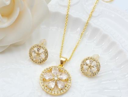 Conjunto Collar y Aretes YS2100419