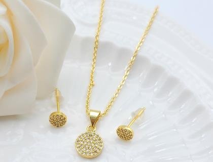 Conjunto Collar y Aretes YS2100425