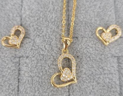 Conjunto Collar y Aretes YS240918309