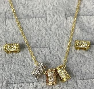 Conjunto Collar y Aretes YS296918250