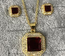 Conjunto Collar y Aretes YS300918085