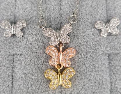 Conjunto Collar y Aretes YS300918297