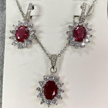 Conjunto Collar y Aretes YS340918284