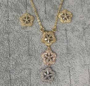 Conjunto Collar y Aretes YS346918156