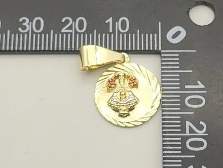 Medalla Religiosa Guadalupe con Cadena